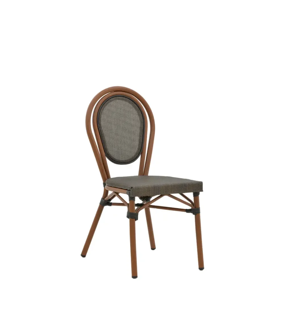 Καρέκλα αλουμίνιου. Νο 7 καρυδί