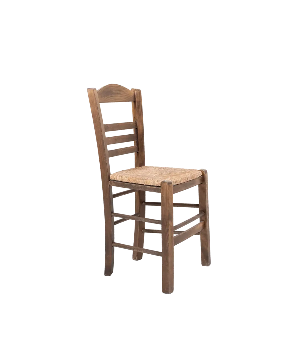 Καρέκλα Ξύλινη καφέ