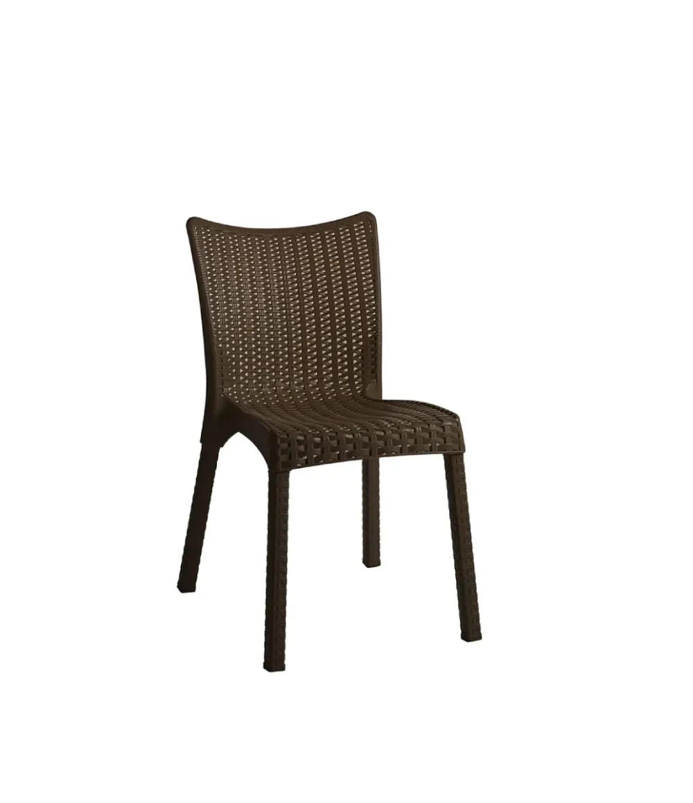 Καρέκλα PP καφέ