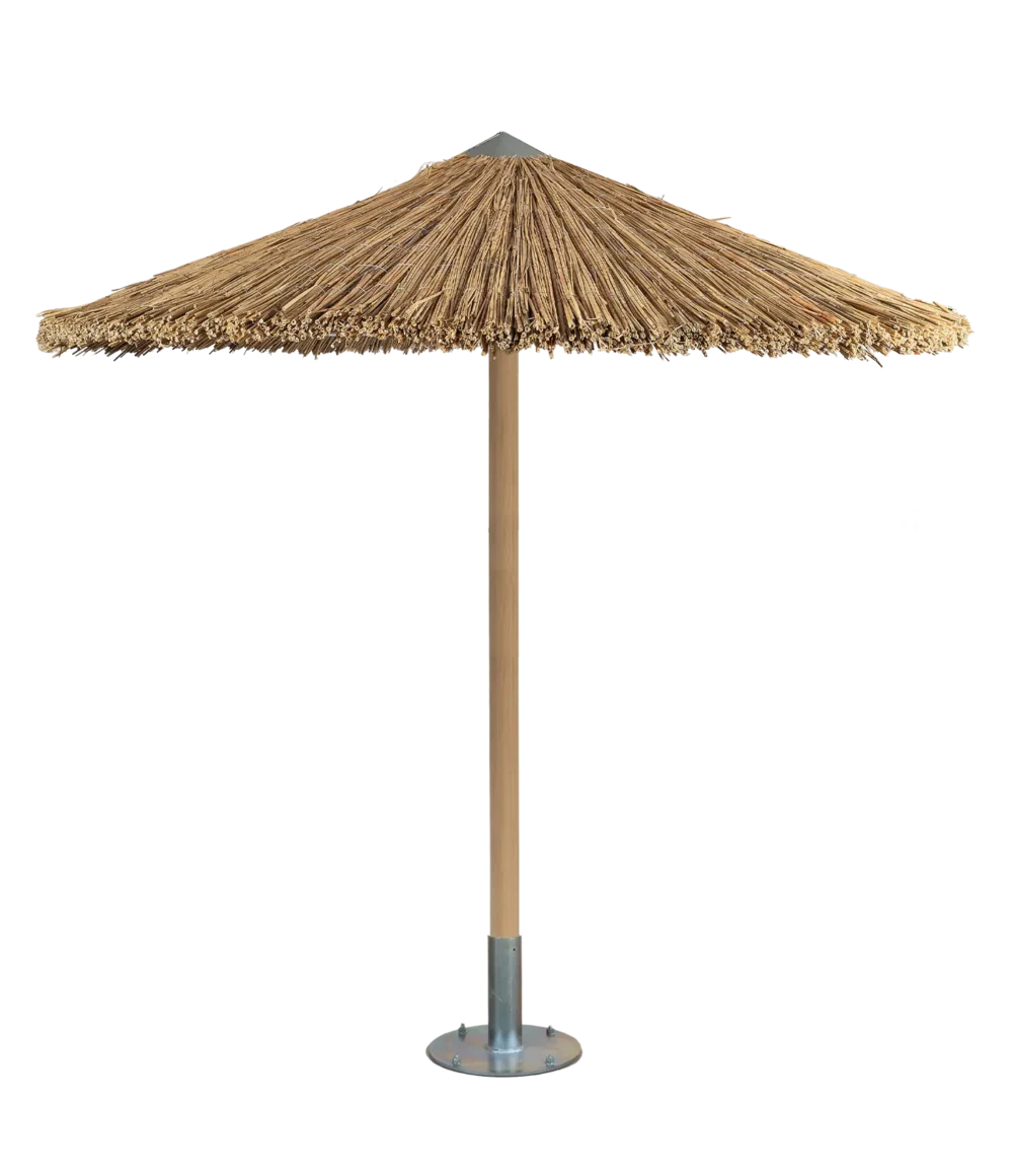 Ψάθινη ομπρέλα Σίφνος. Με σκελετό αλουμινίου