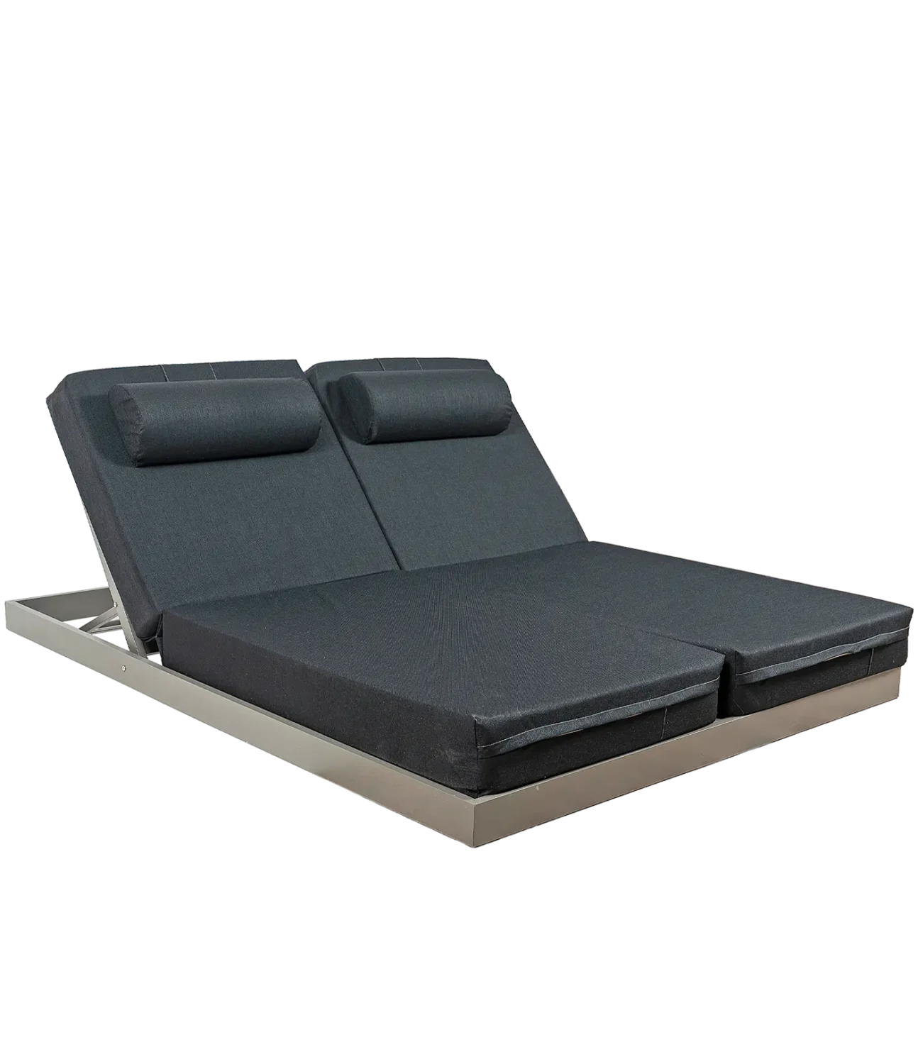 Ξαπλώστρα μεταλλική βαρέως τύπου για beach bar και ξενοδοχεία. Άνδρος