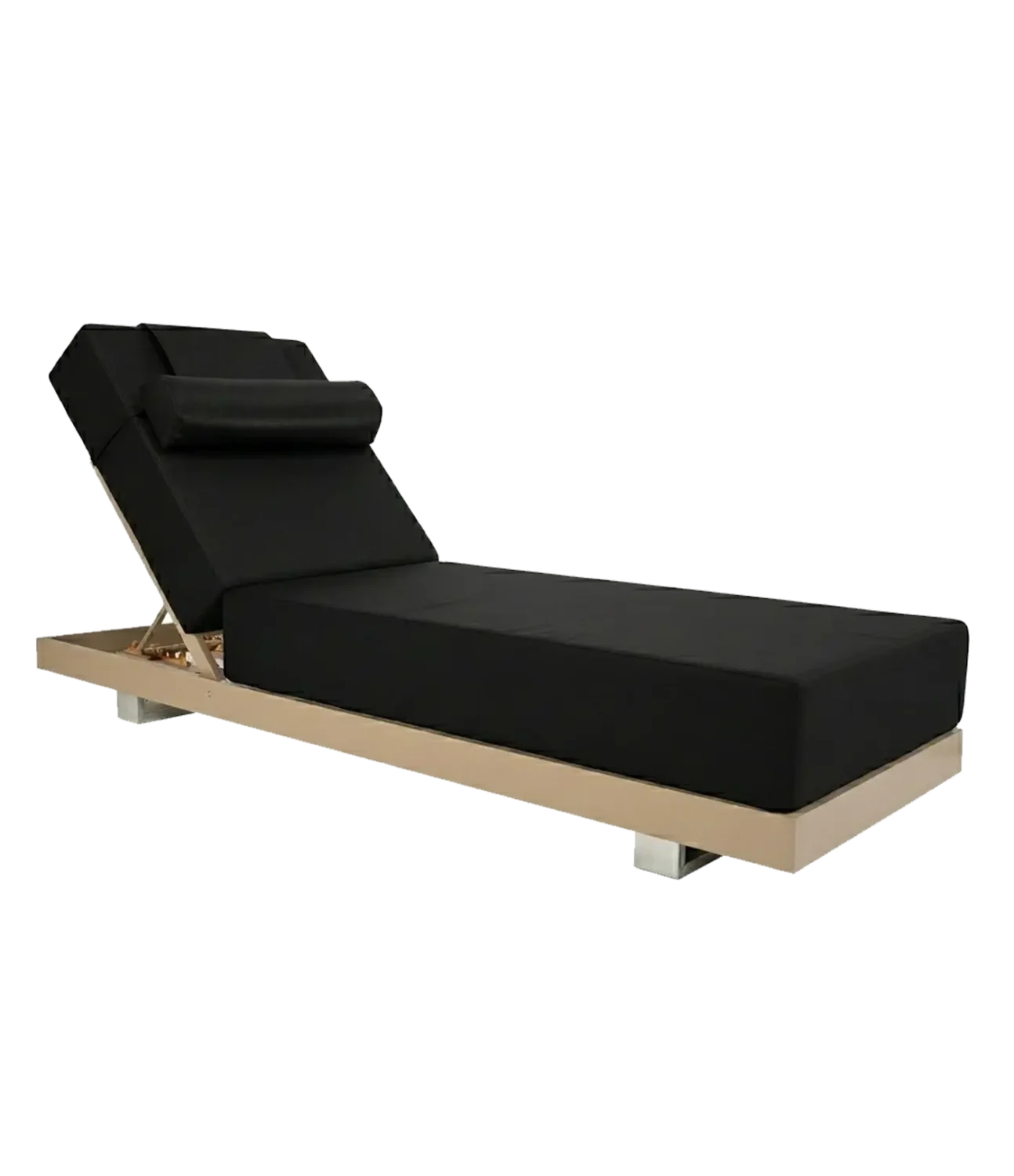 Ξαπλώστρα αλουμινίου ΙΟΣ, κατάλληλη για beach bar, πισίνες και ξενοδοχεία